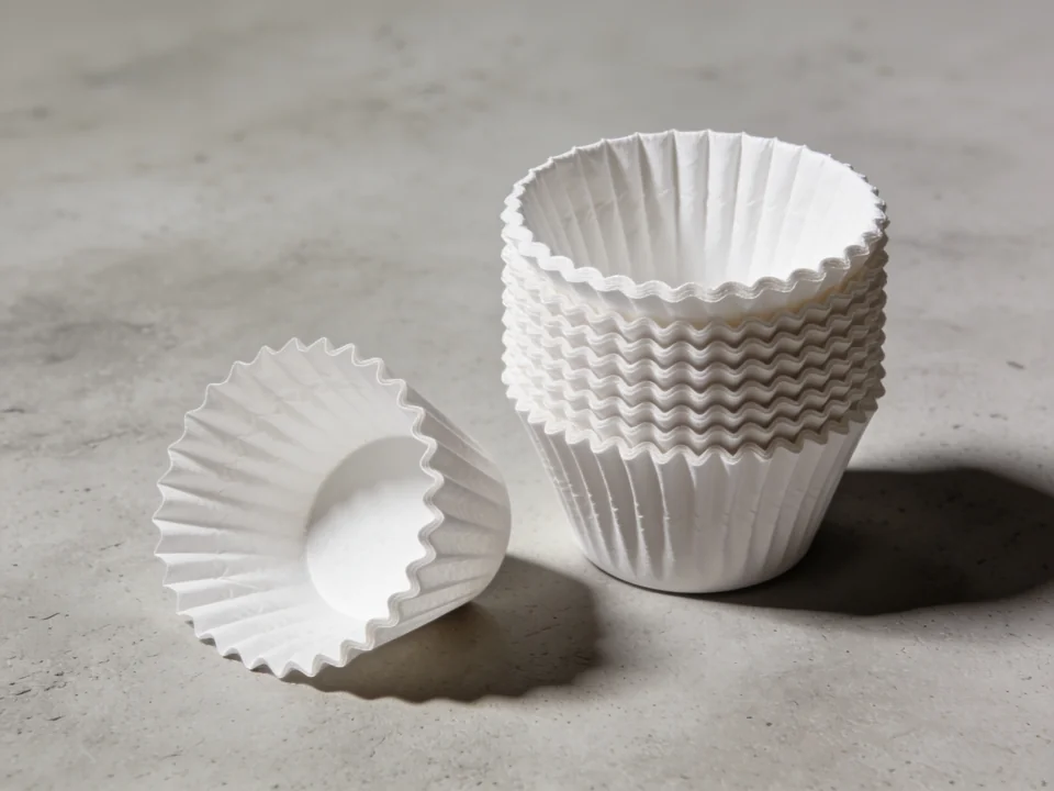 Pleated wave-cup paper filters — 50